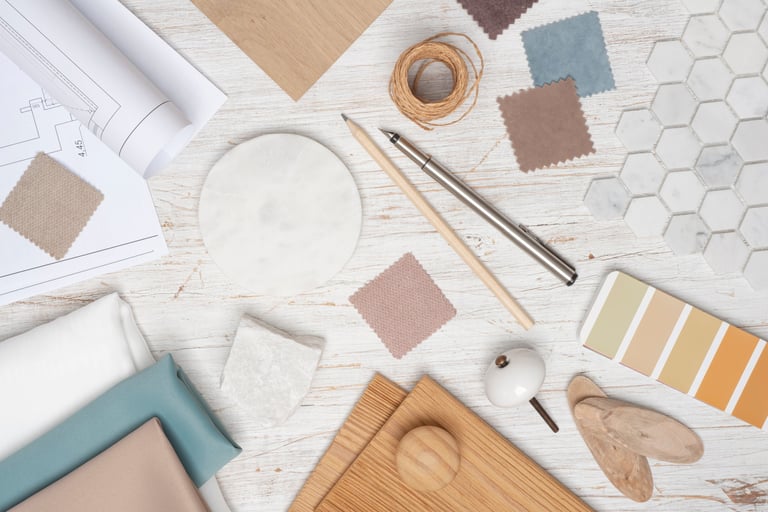 Instagram profile for casa_river2022 showing interior design portfolio with bedroom, living room, and furniture designs